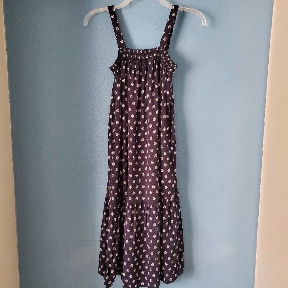 Loft, Size S, Navy Color Midi Dress
